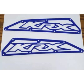 Kawasaki 1000 KRX  and KRX-4 Frog Skin Intake Covers  - Made in USA - Blue