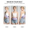 Rosoz Riñonera para hombres y mujeres, bolso ligero para cinturón,
