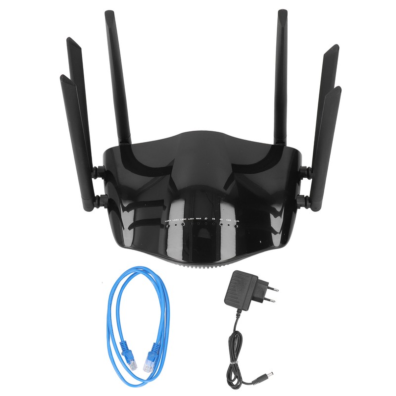 4G LTE WiFi Router 6 Antennas 2.4GHz 5GHz Dual Band