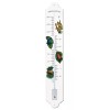 Hokco French Enamel Style Outdoor Patio Garden Wall Thermometer Frog