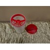 New UNIQUE Tupperware Quick Shake Shaker Blender Bright Red Color