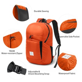 Naturehike 30L Lightweight Hiking Backpack, Waterproof Camping Packable Backpack, Ultralight Daypack for Travel Airplane
