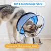 Upgraded Inflatable Dog Cone Collar for Dogs After Surgery,Adjustable Soft