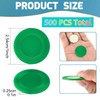 Coopay 500 Pieces Plastic Poker Chips, 1 Inch Bingo Chips