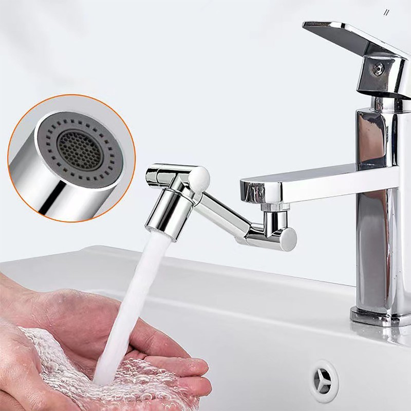 Universal Faucet Extender 1440 Degree Swivel Faucet Extender Sink Aerator