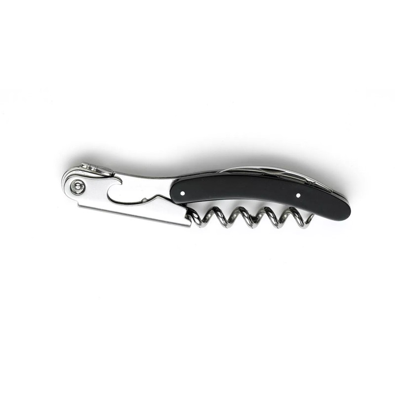 Laguiole L'eclair French Handmade Waiter's Corkscrew - Black Plexi