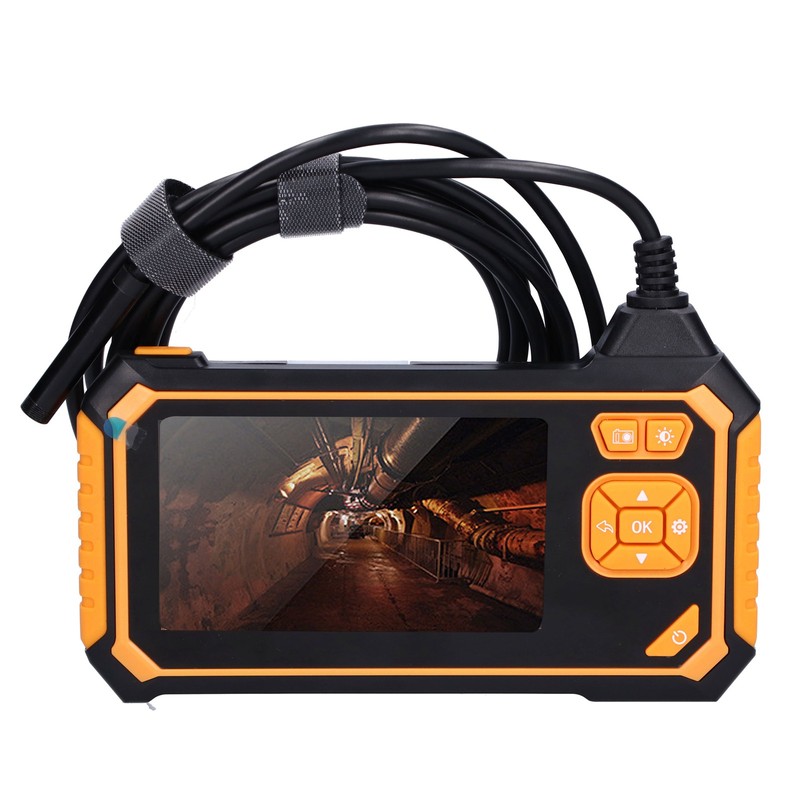 Industrial Endoscope Camera HD 1080P Waterproof Borescope Single Lens 4.3in