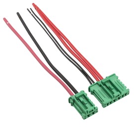 ZEALfix Heating Resistor Plug for Scenic 2 7701207718 7701048390 Electrical Plug for 107 207 607 C5 C3 C2 Grand Scenic 1 Megane 2 Clio 3 Twingo Modus 6441.L2 6441l2