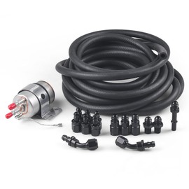 Compatible With C5 Cruiser Corvette LS Swap Fuel Filter Regulator 58PSI with 6AN PTFE EFI Fuel Hose Kit