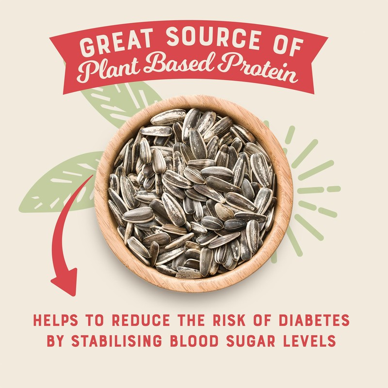 Sunburst Sunflower Seeds In Shell, Dry Roasted (No Oil, No