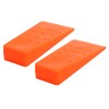 Nivvity Chainsaw Wedges, 2 Pieces Plastic Felling Wedges, Tree Cutting