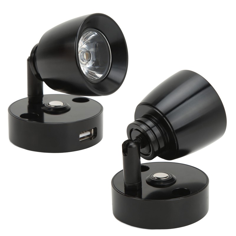 RV LED Reading Light Press Dimming Switch USB Port Wall