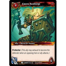 World of Warcraft TCG - Caera Sunforge (132) - War of The Elements