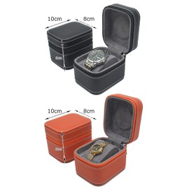 Whatna 2160 Thick PU Leather, Handmade, 1 Watch Case, Watch Storage, Watch Case, Watch Storage, Watch Storage, Storage Box, Collection Case, Storage Case, For Travel, Business Trips, Luck