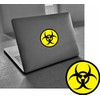 Sticker Biohazard I Round Diameter 10 cm I Warning of