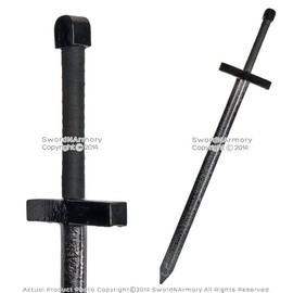 Munetoshi 43" Fantasy Dark Knight Battle Sword Metalic LARP Foam Latex Cosplay