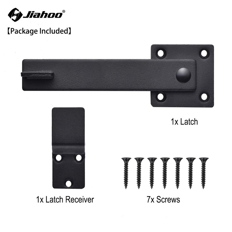 JIAHOO 6" Barn Door Flip Latch Sliding Door Latch Gate