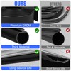ToLanbbt 17FT Garage Door Bottom Seal Strip for Clopay, EPDM