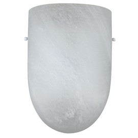 Sunset Lighting F9068-30 Wall Sconce with Faux Alabaster Glass, Faux Alabaster Finish