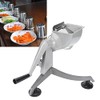 Oumefar Cortador de Verduras Manual, Manivela 5 Cuchillas, Acero Inoxidable