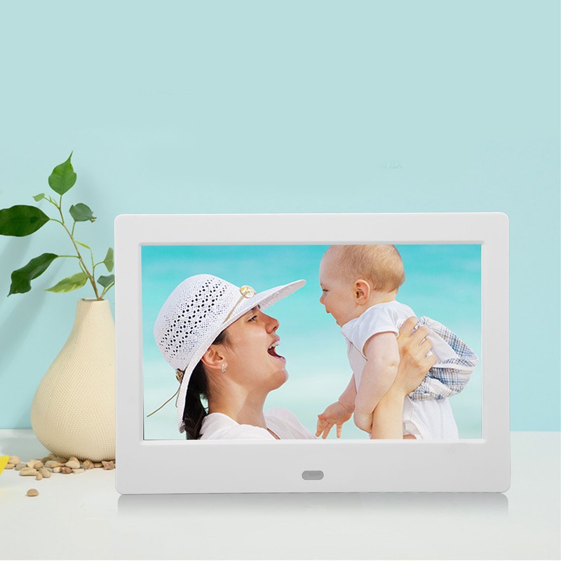 7in IPS Full Lamination HD Digital Photo Frame Video Playback