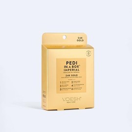 VOESH Pedi in a Box Imperial 24K Gold- 6 step pedicure set
