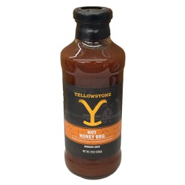 Yellowstone Hot Honey BBQ Barbecue Sauce 19 oz