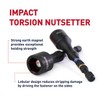 Norske Tools NIBPI650 Impact Torsion Magnetic Nutsetters (1/4", 5/16", 3/8",