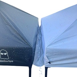 MordenApe 10FT Canopy Rain Gutter for Instant Pop Up Canopy, Canopy Tent Drainage Accessory Rain Gutter with Velcro Straps