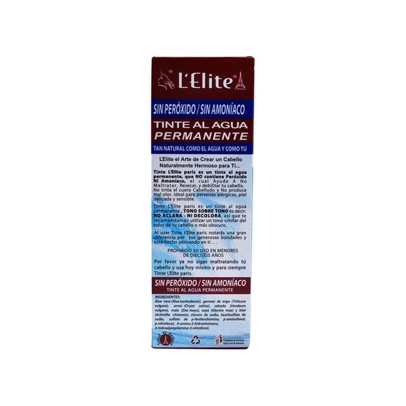 Tinte Castaño Mediano Elite 10 G-l´elite