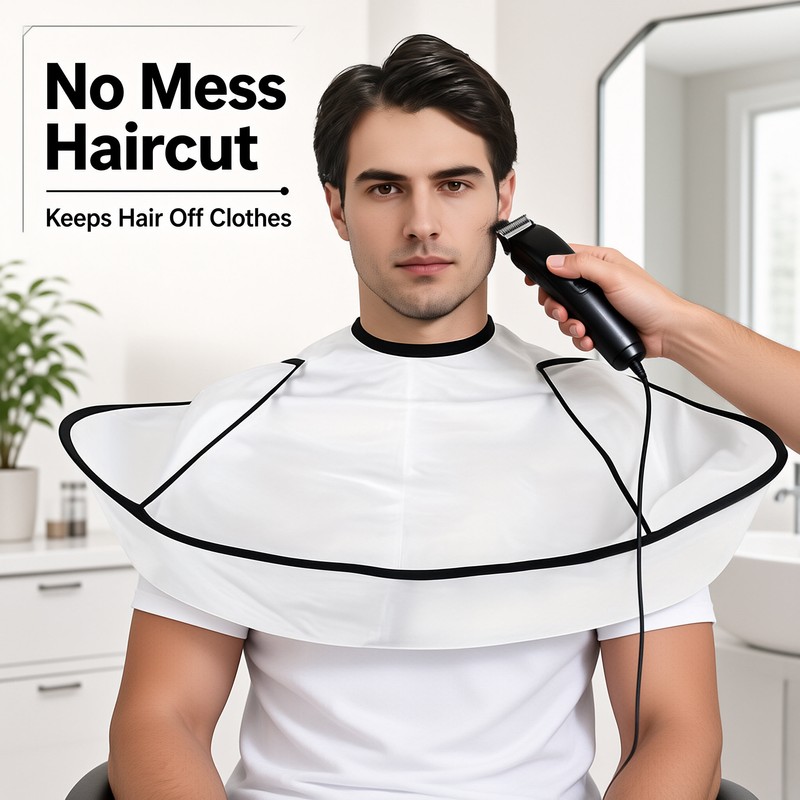 Hair Cutting Cape for Salon Styling – Lightweight Polyester Apron