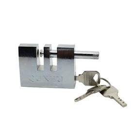 Car Anti Theft Device, Car Brake Clutch Lock, Car Security Safety Protection Stainless Steel Portable Car Brak Pedal Lock with 3 Keys (8 Holes)