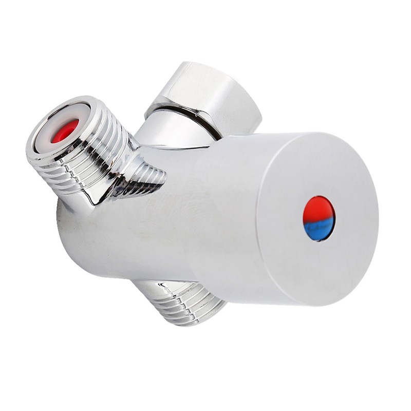 Jiawu G1/2 Brass Hot Cold Water Mixing Valve Mixer for