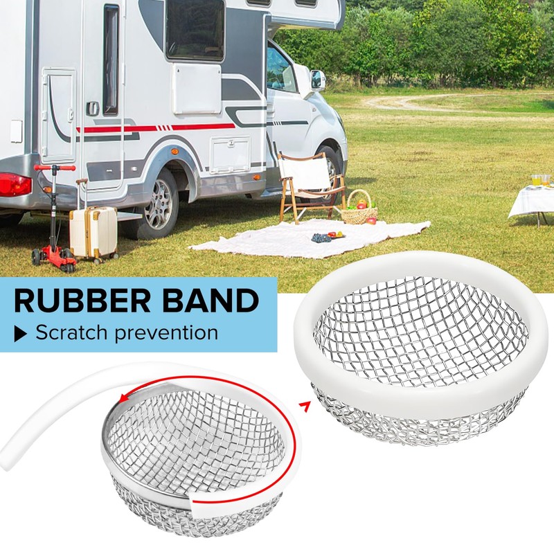 Donext RV Furnace Vent Cover, 2 Pack RV Vent Screen