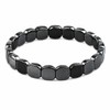 Hematite Bead Bracelet for Everyday Style – Geometric Metallic Stone