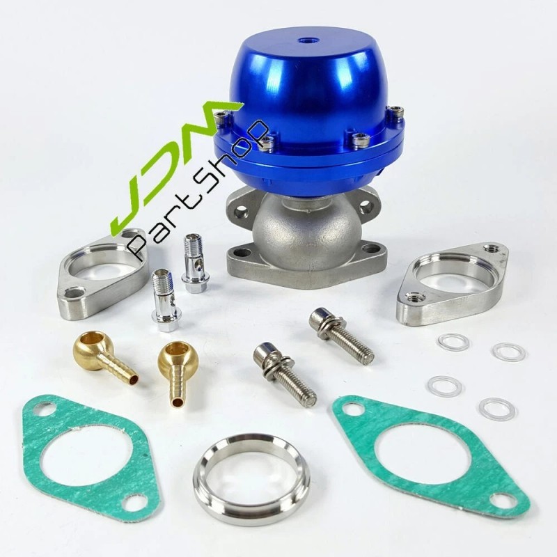 JDMPARTSHOP 38mm F38 Turbo External Wastegate 8 PSI W/Flanges Bolts