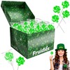 Fruidles St. Patrick's Shamrock Swirl Lollipop Green and White, Party