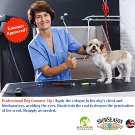 Showseason Showseason? Marvelous Mango Pet Cologne 8.5 oz For Dogs | Long-Lasting Odor Eliminator | Paraben-Free | Biodegradable & Non-Toxic | Made in The USA