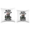 Funny Exterminator Dad Pest Control Father's Day Pest Dad Throw