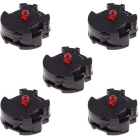 Larimuer 5 Pieces LED Units for Gundam Models Kits, MG LED Unit Set for Gundam 00 MG GN-X Light Up Certain Gundam Models Hobby Accessories Children's Gifts (Red)