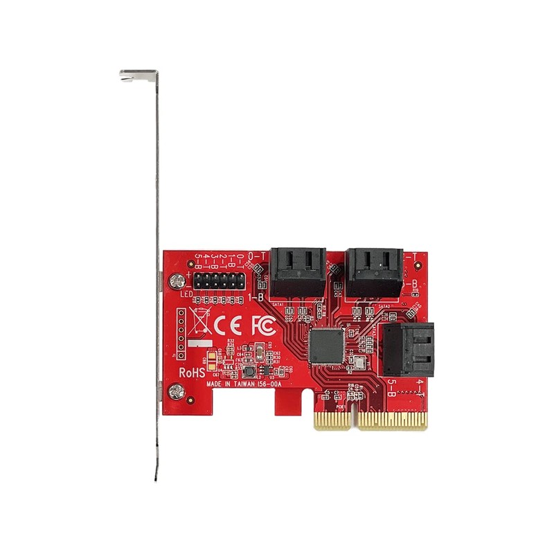 Expert Oriented Internal SATA III Port Expansion IF Board SATA3-I6-PCIE