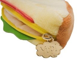 Marushin 0585016000 Bread Sand Food Funny Pencil Case, Cosmetic Pouch