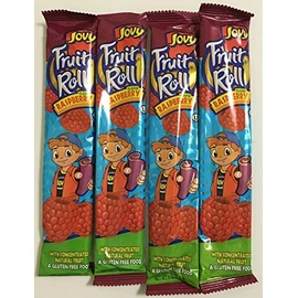 0.75oz Jovy Fruit Roll Snack, Raspberry (16 Single Packets Per Order)
