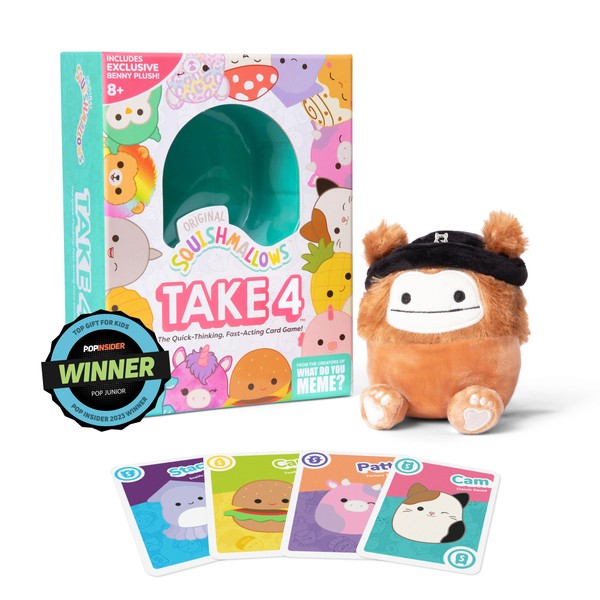 Squishmallows Take4: The Fast-Paced Family Game by The Creators of What Do You Meme?® Medium