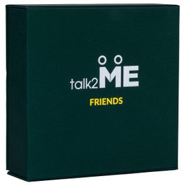 TALK2ME Fun Card Game with Questions - Perfect for Gatherings, Fun with Friends, and Gifting, Funny Games for Party