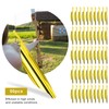 50Pcs 2.4in Arrows Vanes DIY Spiral Feather Wing Competitive Bow