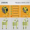 KODIAK STRAPS Adjustable Wheel Net Tow Basket Straps with Swivel