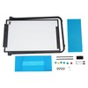 Dry Erase Board with Stand, 24" x 35" Double Sided