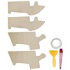 RUIANTE 4pcs Door Panel Cover Trim Replacement Compatible for Elantra