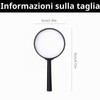 4 lenti di ingrandimento per bambini, per ricercatori, lenti di